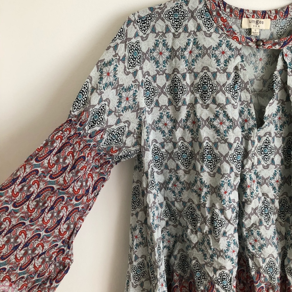 Patterned Dress Small - image 2